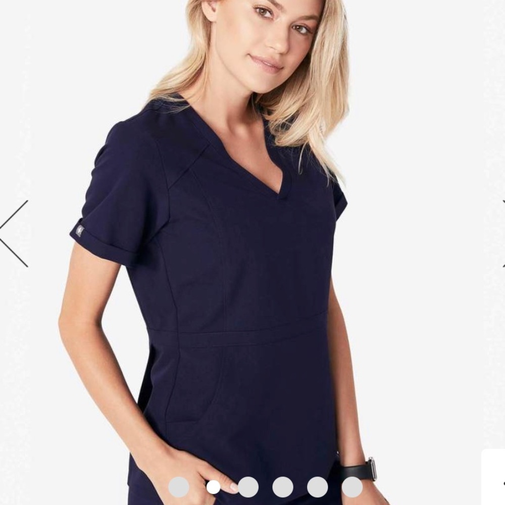 Figs limited edition Flores peplum top